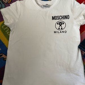 Little boys size 6 authentic Moschino short sleeve shirt